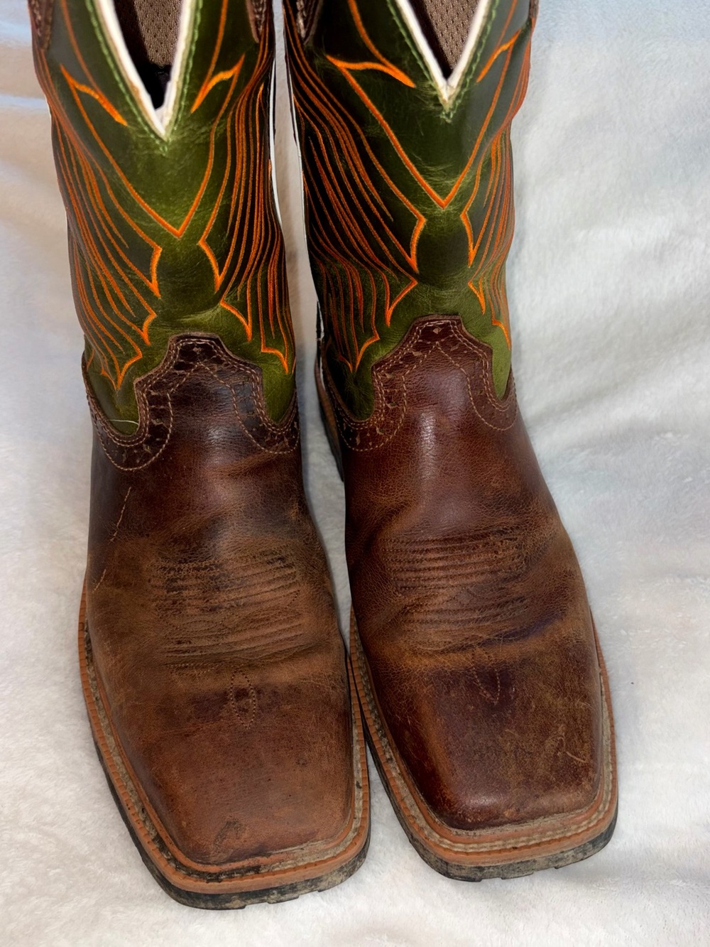 Justin Boots Derrickkman Leather Boots sz 10.5 - Picture 5 of 11